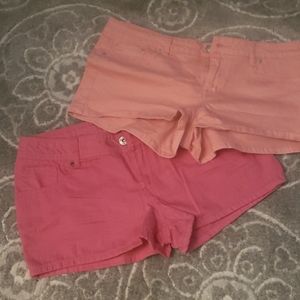 Pink Shorts. two!!